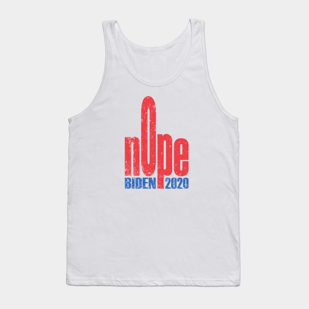 Vintage Biden 2020 Nope Tank Top by Etopix